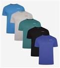 NICCE - Mens 5 Pack Mexbo Nightwear T-Shirt | Multi